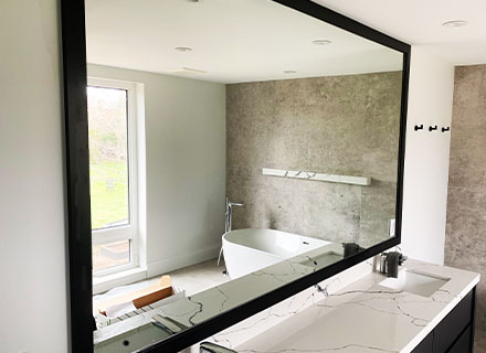 picture of a broken window frame